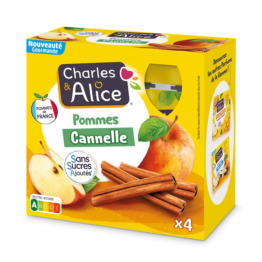 Charles et Alice -Gourdes - Pommes Cannelle